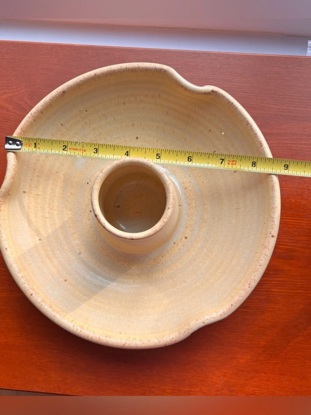 Handcrafted Drunken Chicken Crock Roaster Pottery Yellow  Vintage